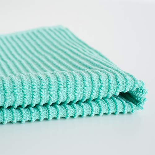 Now Designs Ripple Kitchen Dishcloth, Set Of 4, Lucite Green #TOP1