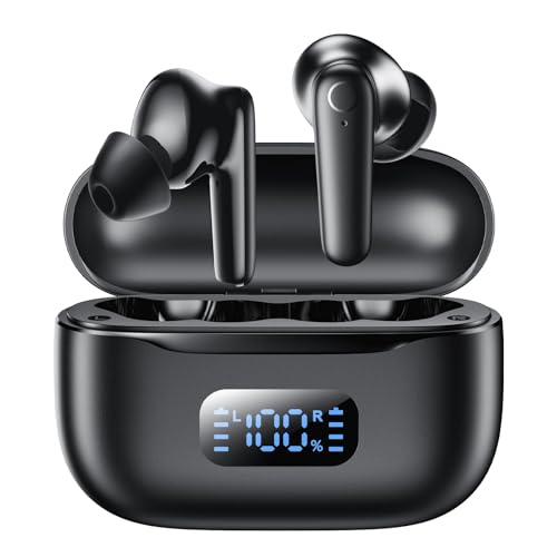 kurdene Wireless Earbuds, Bluetooth 5.4 Headphones Bass...