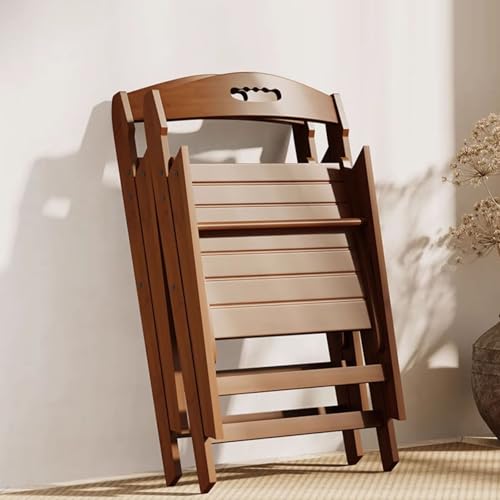Chaise pliante en bois confortable pour salle à manger et maison