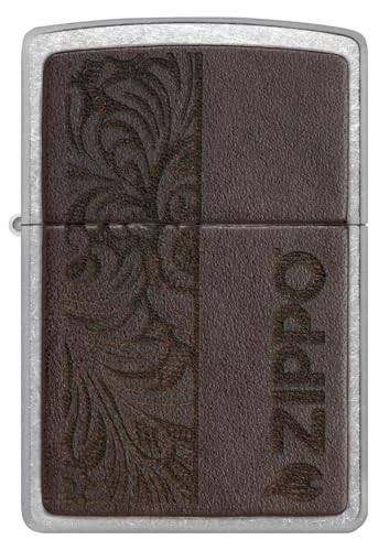 Encendedor de bolsillo Zippo diseño cromo miniatura 2