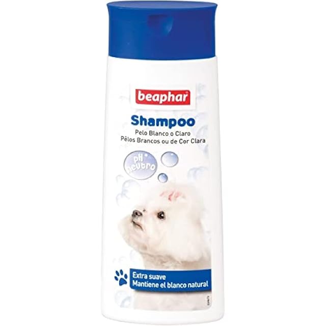Beaphar BEA10649 Champú Perros Pelaje Blanco - 250 ml