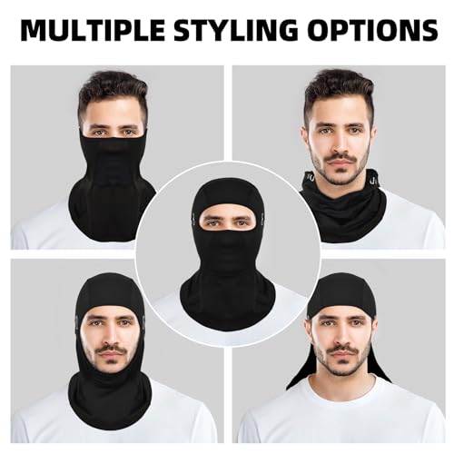 Innerking Máscara facial de esqui balaclava proteção UV cobertura de cabeça completa para homens e m