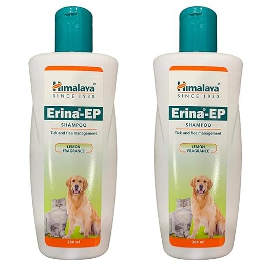 Himalaya Erina EP Tick and Flea Shampoo for Flea and Tick Control of Dogs/Cats (200 ml) - Pack of 2 (B0CXVWNDMS) Amazon Price History, Amazon Price Tracker