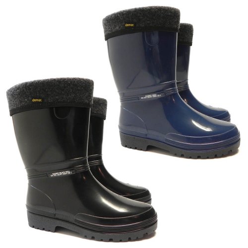 DEMAR Gummistiefel gefüttert RAINNY LUX (38/39, schwarz)