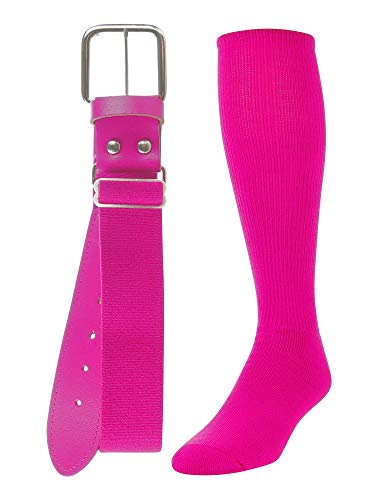 Image of TCK Baseball or Softball Sock /Belt Combo- Youth & Adult Sizes for Boys and Girls Men and Women