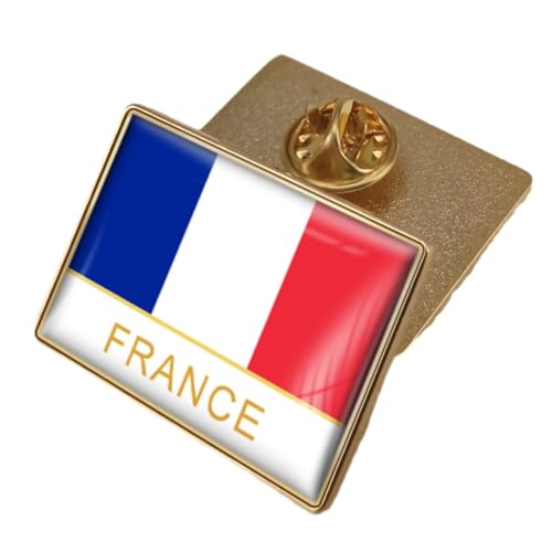 Pin de la bandera de Francia para personalizar tus chaquetas y bolsas de tela