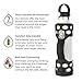 REUZBL Silicone Bottle Bumper with Patented Handle – Fits Hydro Flask 40 oz – Protective Bottle Boot Sleeve