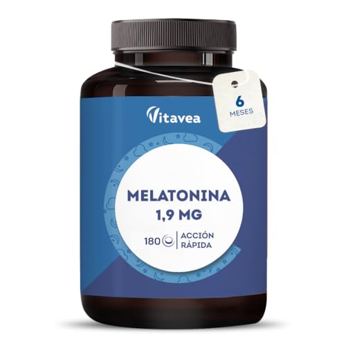 Melatonina - 1,9 mg - Sueño, Jet Lag - Comprimidos para Chupar - 6 Meses