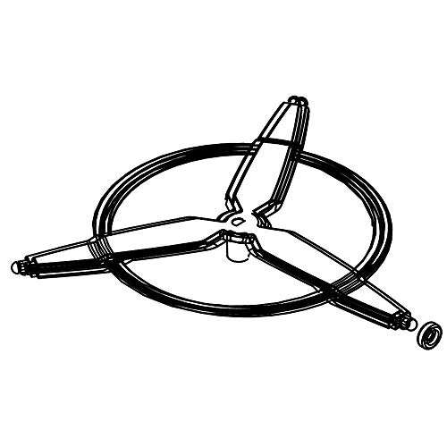 Samsung DE94-04028A Microwave Turntable Tray Support Genuine Original Equipment Manufacturer (OEM) Part