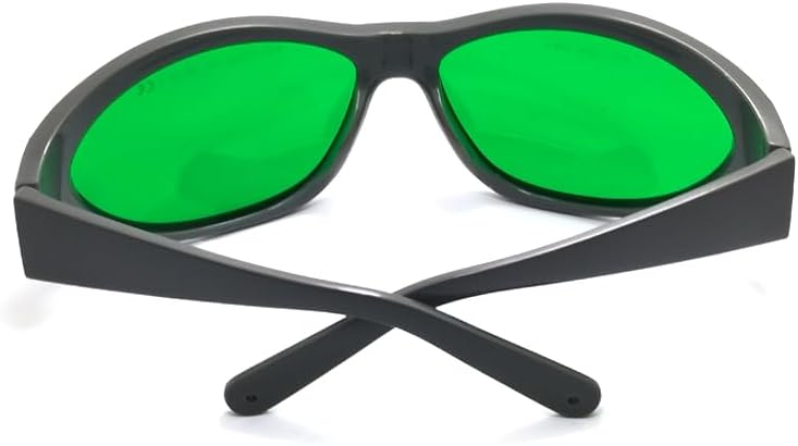 620-700nm (High protection) 635nm, 650nm, 694nm 620-700nm O.D 6+ 55＃ Red Laser Protective Glasses Red Lasers Ruby Laser Protection