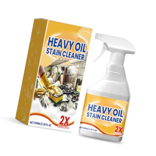 Limpiador de cocina que descompone la grasa para quemadores de estufa, 100 ml, desengrasante de cocina, eliminador de grasa resistente