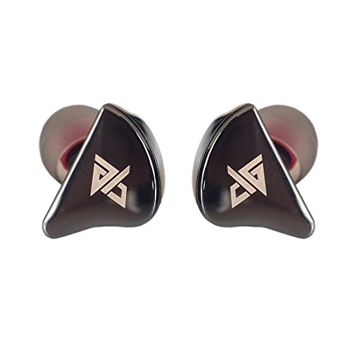 Granvela R8 Hi-Fidelity All Metal In-Ear Monitor Earbuds With Memory Wire For Stage And Workout (Black) #TOP1