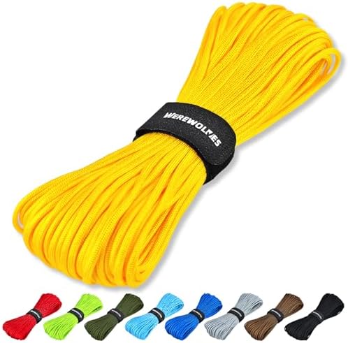 Paracord 550 Nylon 10m - 4 Pezzi Colorati Per Survival, Braccialetti E Campeggio - Foto 8