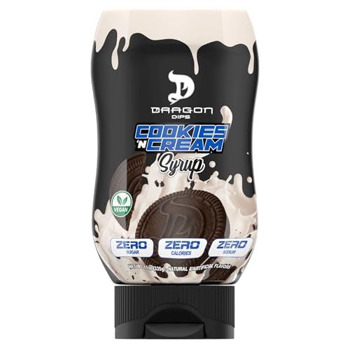 Dragon Pharma Dragon Dips, Zero Sugar Dessert Syrup, Zero Calories,