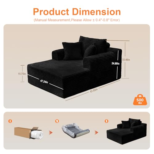 Kelyda Oversized Faux Rabbit Fur Chaise