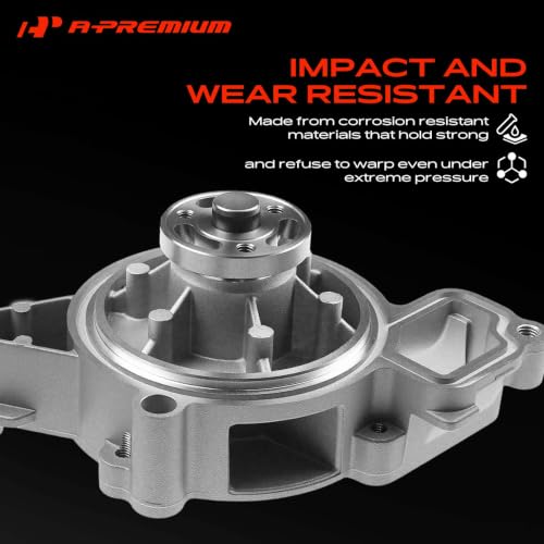 A-Premium Engine Water Pump Compatible with Chevy, Buick, Pontiac, Saturn by A-Premium - Used condition - Image 5