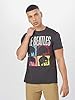 The Beatles Amplified Collection - Hard Days Night Men's T-Shirt Charcoal XXL 100% Cotton Regular, Charcoal, XXL #1