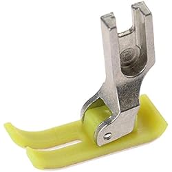 Maquina Industrial Juki La Canilla ® - Prensatelas de Teflón para Máquinas de Coser Industriales Juki Brother Consew Alfa para tejidos de piel, tejanos Prensatelas Antiadherente