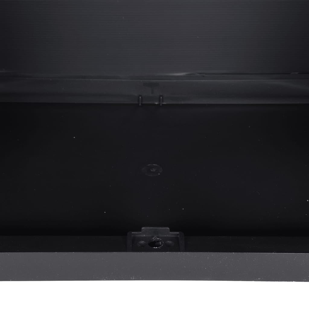 ZEYUAN Armario de almacenaje Exterior PP Negro 65x37x165 cm, Armario Exterior Escobero, Mueble Exterior Almacenaje, Armario Exterior Jardin, Muebles Jardin Exterior - 364206