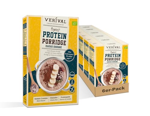 Verival Protein Porridge Kakao-Banane | 6x350g