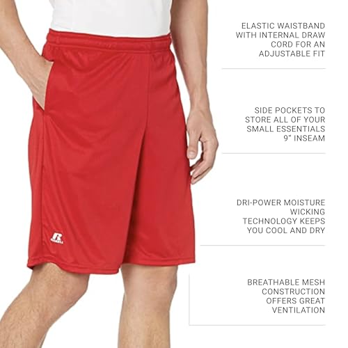 Image of Russell Athletic Men's Dri-Power Performance Short with Pockets
