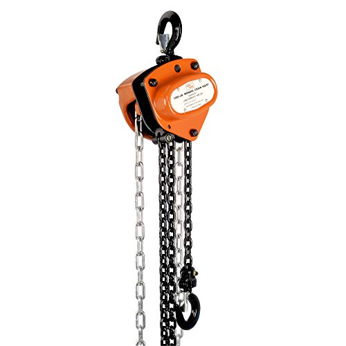 SuperHandy Manual Chain Block Hoist Come Along 1/2 TON 1100 LBS Cap 10FT