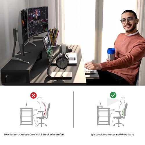 Image of Klaxon Engineered Wood Iron Study Table with Drawer, Multi-Usage Laptop Desk & Home Office (Printo-FD, DIY Installation) (Black - DIY, KB - 120 CM)