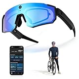 AI Smart Glasses with Camera 4K – Video Recording Glasses with EIS Stabilization, ChatGPT Enabled, IP66 Waterproof, Polarized Sports Sunglasses for Cycling, Outdoor Activities – Great Gift for Men
