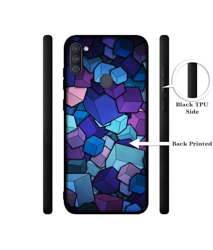 Image of Color Box Design Premium 2D Printed Metal Back Case Cover for Samsung Galaxy A11 4G / M11 4G