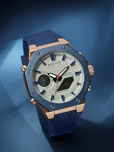 Image of Kenneth Cole Reaction Digi-Analog Grey Dial Watch for Men - KRWGP0069105