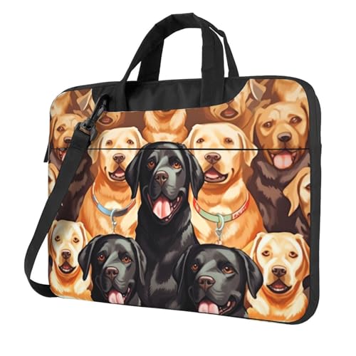 Sac ordinateur portable labrador avec bandoulière et poignée confort