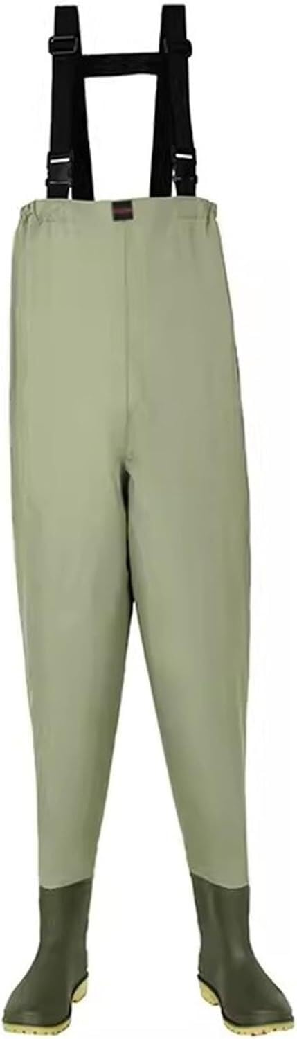 Buty wędkarskie Fly Fishing Hip Wodery Wodery wędkarskie z butami dla mężczyzn i kobiet Outdoor Fishing Wading Boots(Green,11)