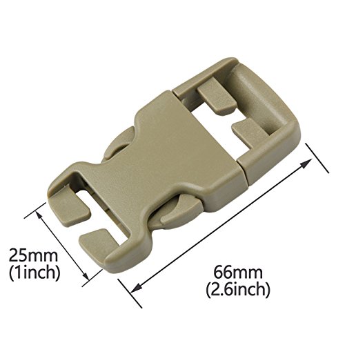 Kit de réparation de boucle en plastique multi-tailles attache rapide sac à dos - 2