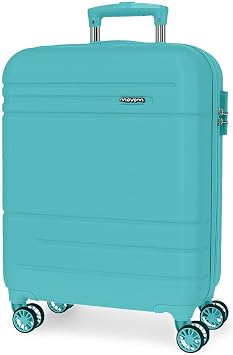 Movom Galaxy Cabin Suitcase, Suitcase Set, Made of ABS, a Strong and Lightweight Material, Side Combination Lock on Suitcase for Safe Travel, Red, Talla Unica, Cabin Suitcase