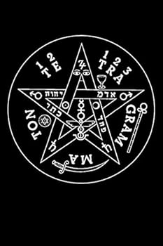 Paperback Tetragrammaton Pentagram: Blank Lined Notebook, Journal or Diary Book