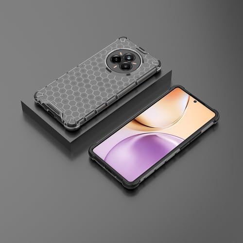 Image of Glasgow Back Case Cover Compatible with [ Realme 14 Pro 5G ] (Stylish Design) - Black