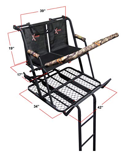 X-Stand Treestands The Jayhawk 20' Two Man Ladderstand
