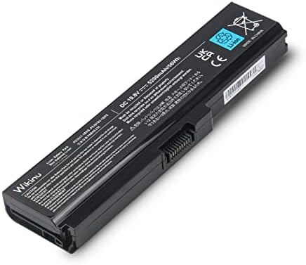 Wikinu 5200mAh PA3817U-1BRS Replacement Laptop Battery for Toshiba Satellite A660 C600 C650 C655 C660 C660D C665 C670 L700 L750 L750D L650 L670 P750 PA3819U-1BRS PA5184U-1BRS [10.8V 56Wh]