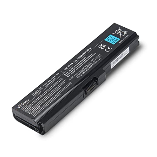 Wikinu 5200mAh PA3817U-1BRS Batería de Repuesto para Portátil Toshiba Satellite A660 C600 C650 C655 C660 C660D C665 C670...
