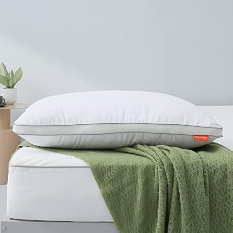 Sweetnight Firm Pillows,Hotel Quality Pillow,Luxury Bed Pillows for Neck Pain,Hypoallergenic Pillows for Side Sleepers,Ultra-Soft&Fluffy Sleeping Pillows 48 x 74 cm Cover