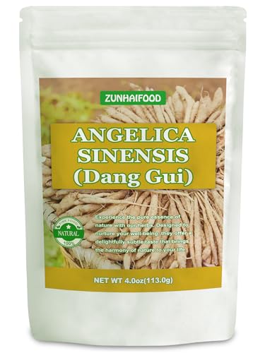 Dong Quai (Angelica Sinensis Root) - 4oz (113g) | 100% Natural Dried Dang GUI Herb | Traditional Herb Non-GMO Resealable Bag