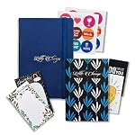 Amazon Basics Undated 2026 Planner with Daily, Weekly and Monthly Sections, To-Do Lists, Bookmarks and Stickers (A5, Blue)