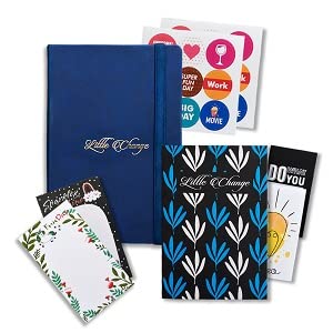 Image of Amazon Basics Undated 2026 Planner with Daily, Weekly and Monthly Sections, To-Do Lists, Bookmarks and Stickers (A5, Blue)