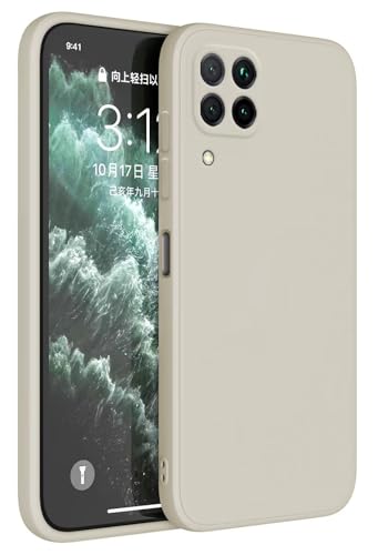 Topme Handyhülle Hülle Fur Huawei P40 Lite 4G (6.4 Inches) Case Schutzhülle Hautschutz Aus TPU Silikonhülle - Altweiß