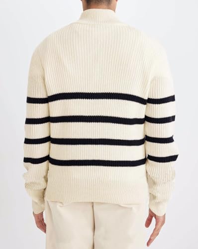 Men's Polar Solid Oversized Sweater |Full Sleeve | Loose Fit |Stylish Sweater for Men White3