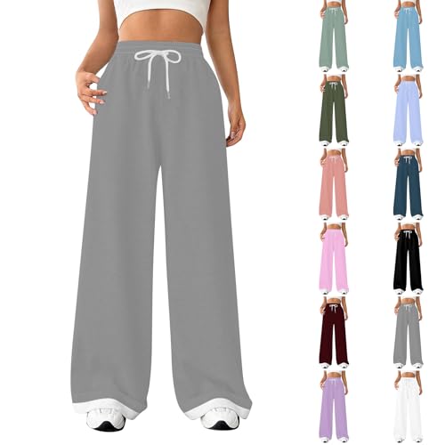 Amazon.com: Wide Leg Sweatpants Women Baggy Oversized Palazzo
