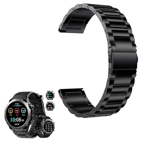 Attenzione: la larghezza del bracciale è di 22 mm, adatto solo per il bracciale originale da 22 mm per smartwatch, si prega di misurare la larghezza del bracciale originale, per smartwatch di altre larghezze si prega di inviarci un'e-mail