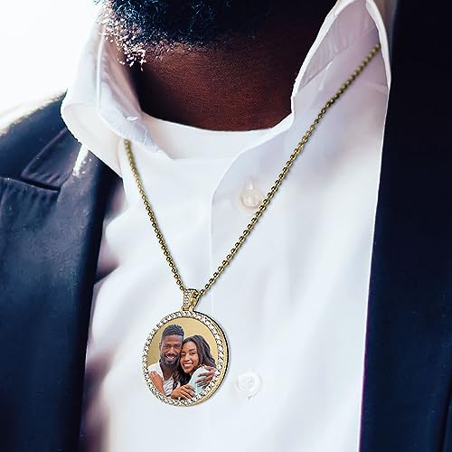 PicturesOnGold.com Photo Engraved XL Cubic Zirconia Pendant in Size 2 x 2 Inch2