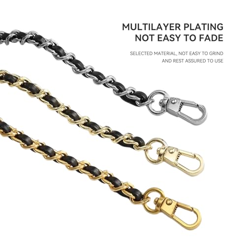 Image of Jiesinlov Purse Chain Adjustable Shoulder Strap with Small Metal Ball Replacement Transformation Crossbody Handbag