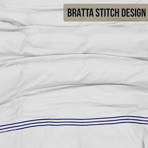Housse de couette microfibre Bratta Stitch parure chic - 6